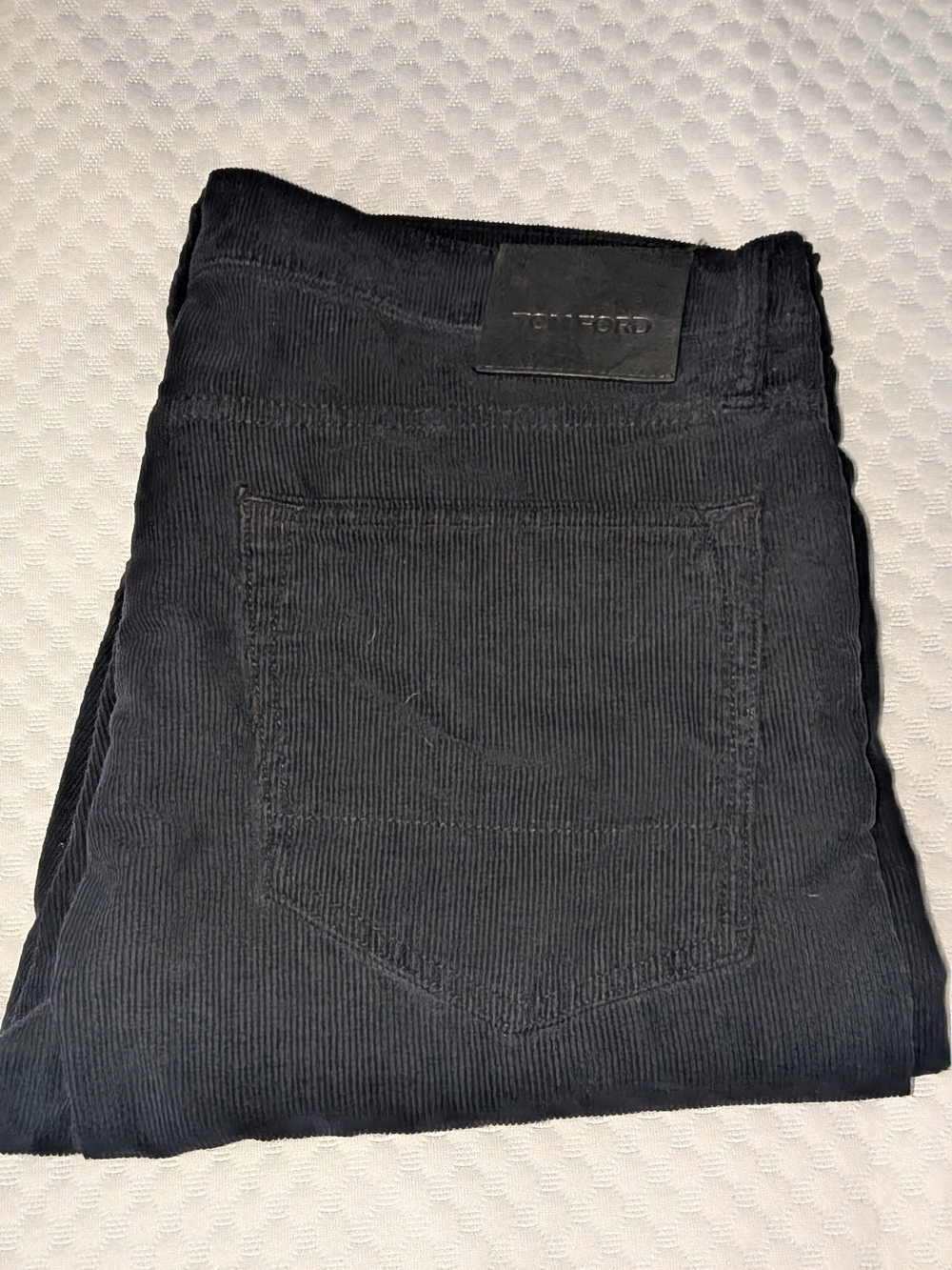 Tom Ford Men’s Black Corduroy Jeans Size 33/34